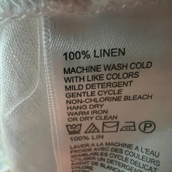 Tommy Bahama Women’s Jacket White Linen Two Palms Raw Edge $138 MSRP w/ GB logo - Picture 6 of 10